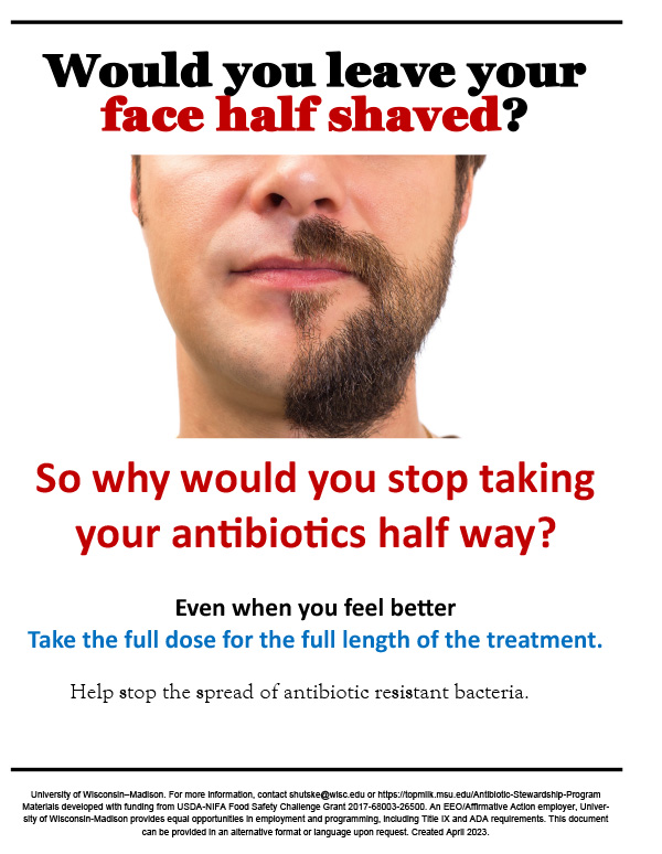 antibiotic poster