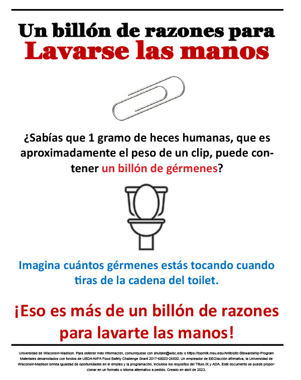 Lavarse las manos poster